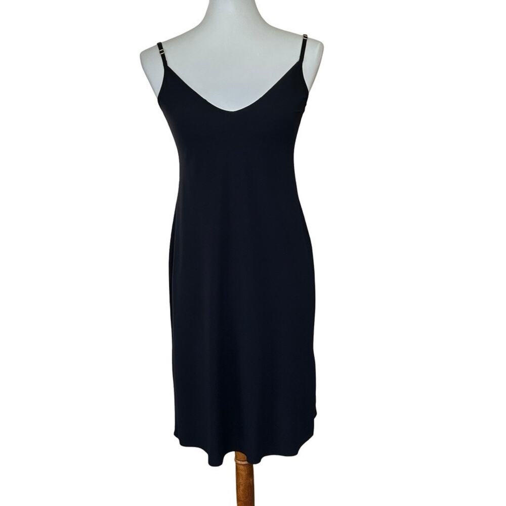 Commando Black Luxury Stretch Slip/Dress V-Neck Adjustable Straps M/L